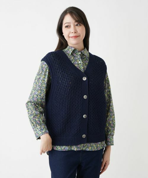 Leilian PLUS HOUSE / レリアンプラスハウス テーラードジャケット | 2wayニットベスト | 詳細9