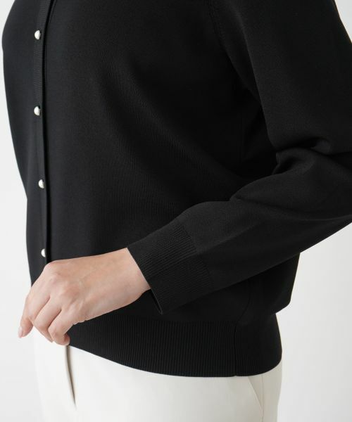 Leilian PLUS HOUSE / レリアンプラスハウス カーディガン・ボレロ | 【店舗人気】ビジューネックカーディガン | 詳細12