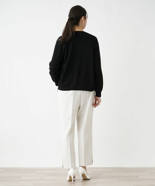 Leilian PLUS HOUSE / レリアンプラスハウス カーディガン・ボレロ | 【店舗人気】ビジューネックカーディガン | 詳細6