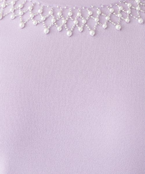 Leilian PLUS HOUSE / レリアンプラスハウス ニット・セーター | 【店舗人気】ビジューネックニット | 詳細13