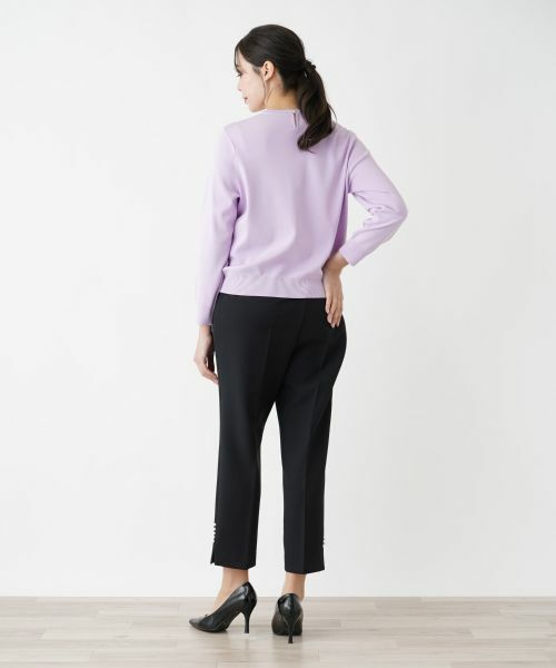 Leilian PLUS HOUSE / レリアンプラスハウス ニット・セーター | 【店舗人気】ビジューネックニット | 詳細6