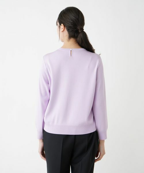 Leilian PLUS HOUSE / レリアンプラスハウス ニット・セーター | 【店舗人気】ビジューネックニット | 詳細9