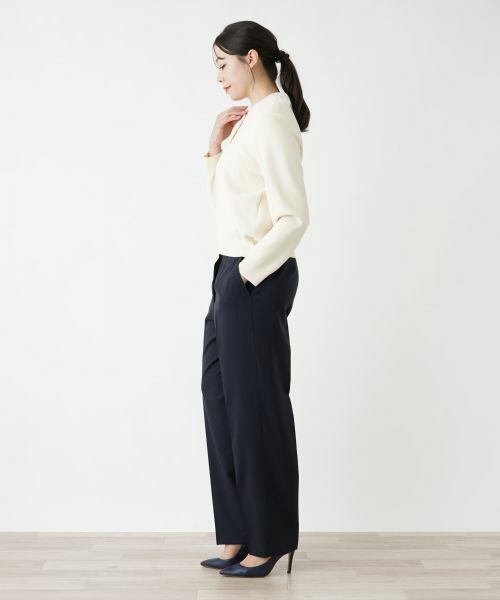 Leilian PLUS HOUSE / レリアンプラスハウス ニット・セーター | 【店舗人気】付け襟2WAYニット | 詳細2