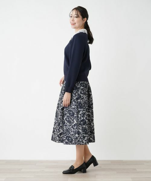 Leilian PLUS HOUSE / レリアンプラスハウス ニット・セーター | 【店舗人気】付け襟2WAYニット | 詳細5