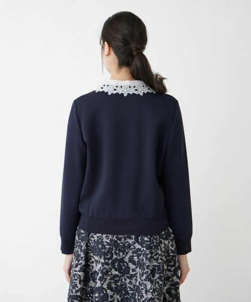 Leilian PLUS HOUSE / レリアンプラスハウス ニット・セーター | 【店舗人気】付け襟2WAYニット | 詳細9