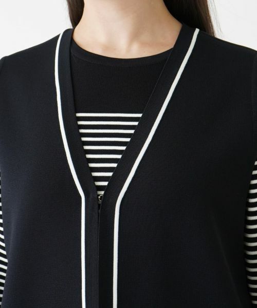 Leilian PLUS HOUSE / レリアンプラスハウス テーラードジャケット | 【店舗人気】Vネックベスト | 詳細11