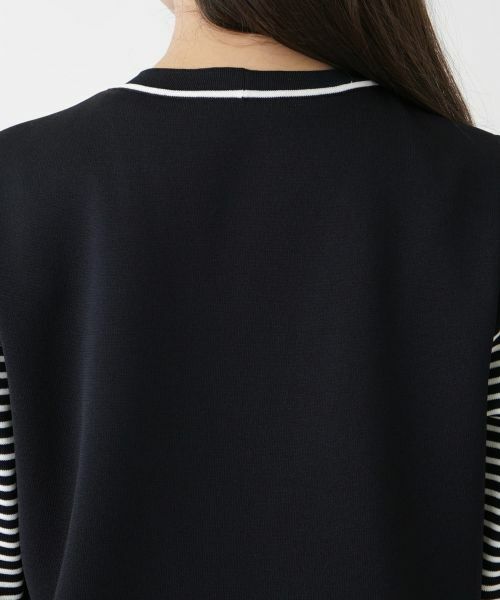 Leilian PLUS HOUSE / レリアンプラスハウス テーラードジャケット | 【店舗人気】Vネックベスト | 詳細12