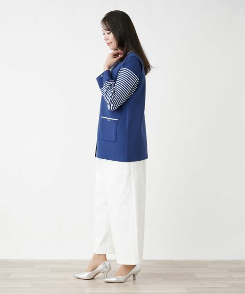 Leilian PLUS HOUSE / レリアンプラスハウス テーラードジャケット | 【店舗人気】Vネックベスト | 詳細2