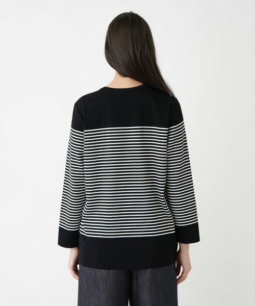 Leilian PLUS HOUSE / レリアンプラスハウス ニット・セーター | 【店舗人気】マリンボーダーニット | 詳細10