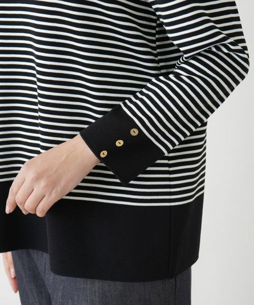 Leilian PLUS HOUSE / レリアンプラスハウス ニット・セーター | 【店舗人気】マリンボーダーニット | 詳細13