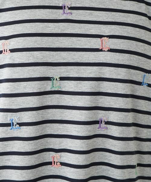 Leilian PLUS HOUSE / レリアンプラスハウス カットソー | 【店舗人気】刺繍ボーダーカットソー | 詳細14