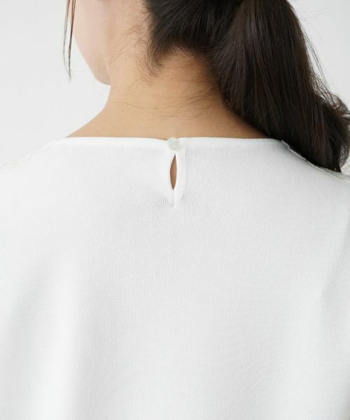 Leilian PLUS HOUSE / レリアンプラスハウス ニット・セーター | 【店舗人気】レースデザインカットソー | 詳細12