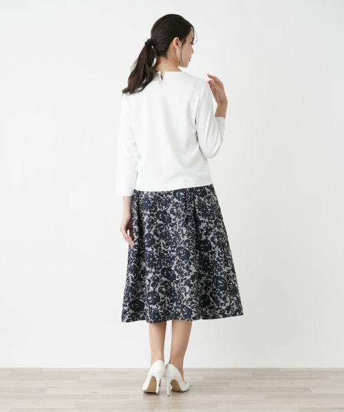 Leilian PLUS HOUSE / レリアンプラスハウス ニット・セーター | 【店舗人気】レースデザインカットソー | 詳細7