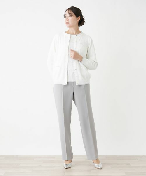 Leilian PLUS HOUSE / レリアンプラスハウス カーディガン・ボレロ | 【店舗人気】フラワー柄カーディガン | 詳細1