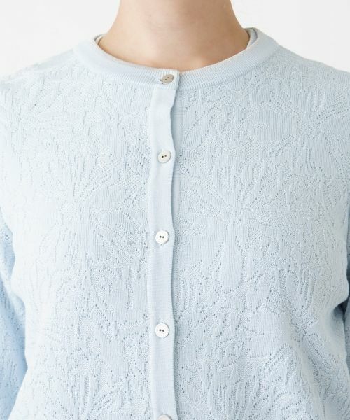 Leilian PLUS HOUSE / レリアンプラスハウス カーディガン・ボレロ | 【店舗人気】フラワー柄カーディガン | 詳細10