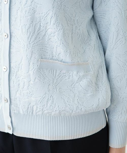 Leilian PLUS HOUSE / レリアンプラスハウス カーディガン・ボレロ | 【店舗人気】フラワー柄カーディガン | 詳細13