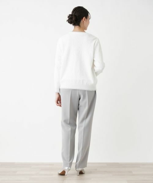 Leilian PLUS HOUSE / レリアンプラスハウス カーディガン・ボレロ | 【店舗人気】フラワー柄カーディガン | 詳細3