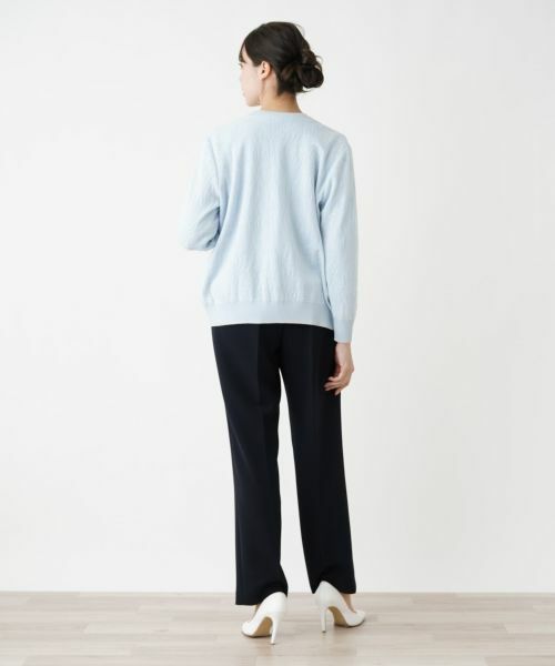 Leilian PLUS HOUSE / レリアンプラスハウス カーディガン・ボレロ | 【店舗人気】フラワー柄カーディガン | 詳細6