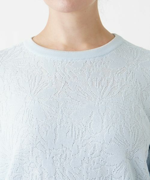 Leilian PLUS HOUSE / レリアンプラスハウス ニット・セーター | 【店舗人気】フラワー柄カットソー | 詳細10