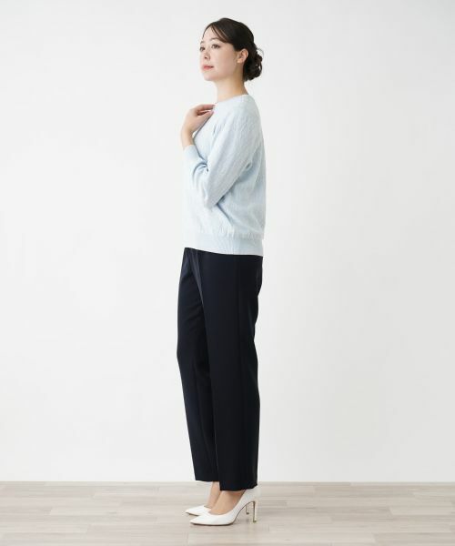 Leilian PLUS HOUSE / レリアンプラスハウス ニット・セーター | 【店舗人気】フラワー柄カットソー | 詳細5