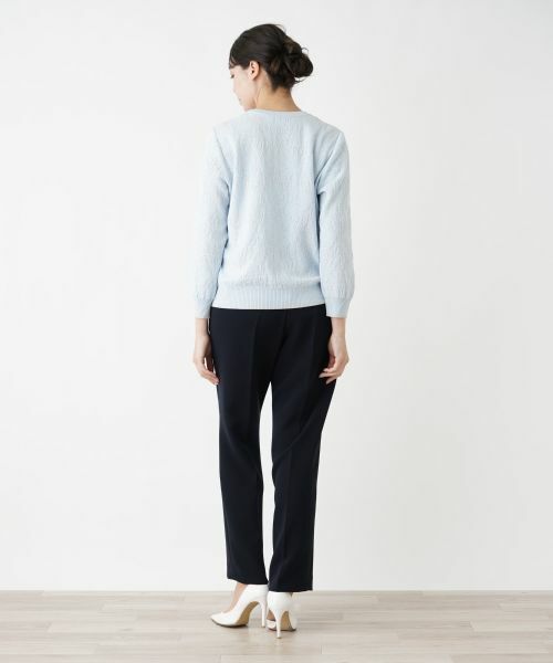 Leilian PLUS HOUSE / レリアンプラスハウス ニット・セーター | 【店舗人気】フラワー柄カットソー | 詳細6