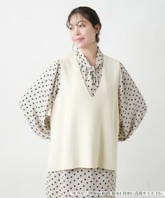 Leilian PLUS HOUSE / レリアンプラスハウス テーラードジャケット | 【店舗人気】ニットジレ