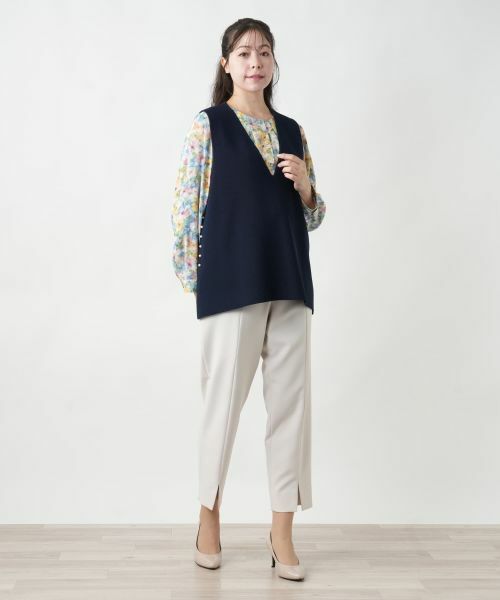 Leilian PLUS HOUSE / レリアンプラスハウス テーラードジャケット | 【店舗人気】ニットジレ | 詳細1