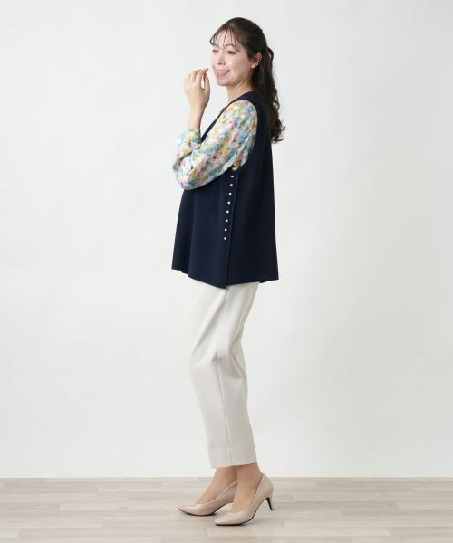 Leilian PLUS HOUSE / レリアンプラスハウス テーラードジャケット | 【店舗人気】ニットジレ | 詳細2