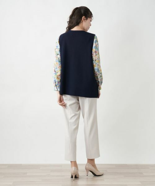 Leilian PLUS HOUSE / レリアンプラスハウス テーラードジャケット | 【店舗人気】ニットジレ | 詳細3