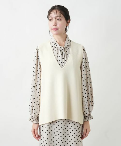 Leilian PLUS HOUSE / レリアンプラスハウス テーラードジャケット | 【店舗人気】ニットジレ | 詳細7