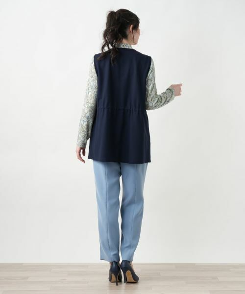 Leilian PLUS HOUSE / レリアンプラスハウス テーラードジャケット | 【店舗人気】ダブルラペルドベスト【Leilian WHITE LABEL】 | 詳細3