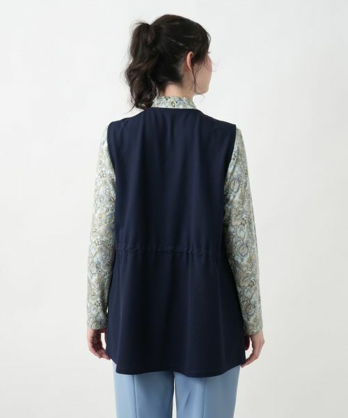 Leilian PLUS HOUSE / レリアンプラスハウス テーラードジャケット | 【店舗人気】ダブルラペルドベスト【Leilian WHITE LABEL】 | 詳細7