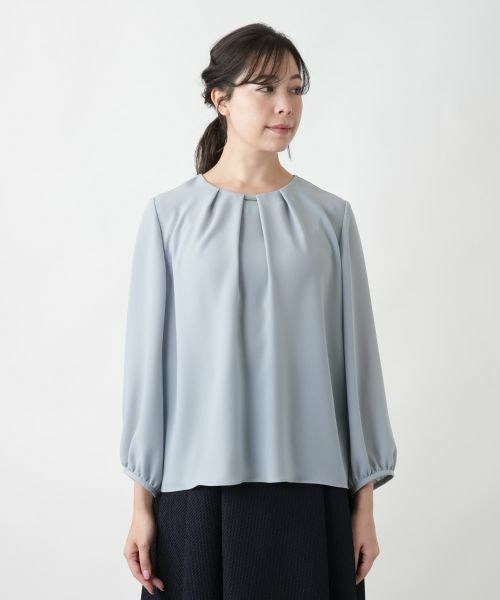 Leilian PLUS HOUSE / レリアンプラスハウス シャツ・ブラウス | 【店舗人気】タックブラウス【セレモニー】【Leilian WHITE LABEL】 | 詳細10