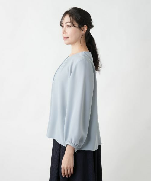 Leilian PLUS HOUSE / レリアンプラスハウス シャツ・ブラウス | 【店舗人気】タックブラウス【セレモニー】【Leilian WHITE LABEL】 | 詳細11