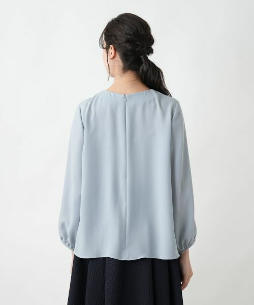 Leilian PLUS HOUSE / レリアンプラスハウス シャツ・ブラウス | 【店舗人気】タックブラウス【セレモニー】【Leilian WHITE LABEL】 | 詳細12