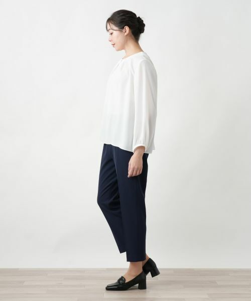 Leilian PLUS HOUSE / レリアンプラスハウス シャツ・ブラウス | 【店舗人気】タックブラウス【セレモニー】【Leilian WHITE LABEL】 | 詳細5