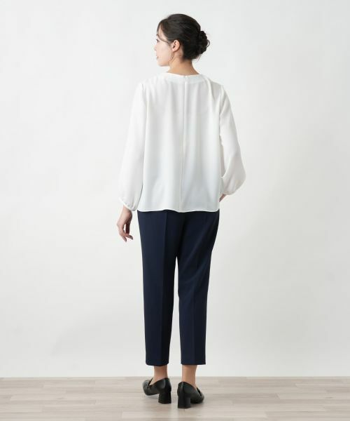 Leilian PLUS HOUSE / レリアンプラスハウス シャツ・ブラウス | 【店舗人気】タックブラウス【セレモニー】【Leilian WHITE LABEL】 | 詳細6