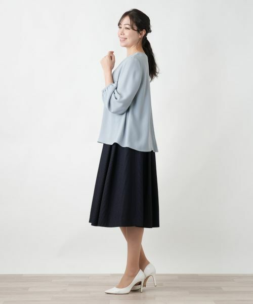 Leilian PLUS HOUSE / レリアンプラスハウス シャツ・ブラウス | 【店舗人気】タックブラウス【セレモニー】【Leilian WHITE LABEL】 | 詳細8