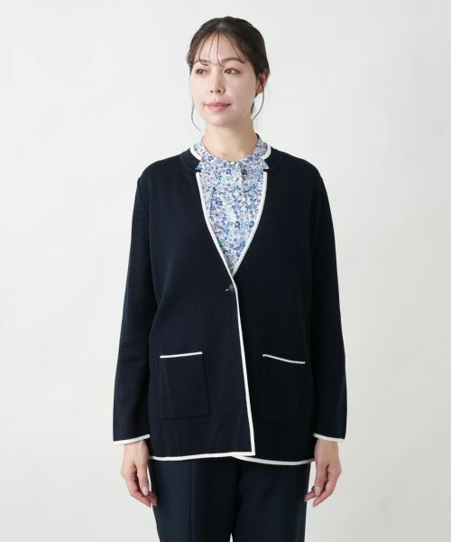 Leilian PLUS HOUSE / レリアンプラスハウス テーラードジャケット | 【店舗人気】カーディガン調ジャケット | 詳細4