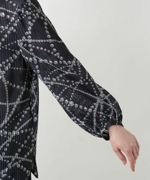 Leilian PLUS HOUSE / レリアンプラスハウス シャツ・ブラウス | 【店舗人気】プリントタックブラウス | 詳細13