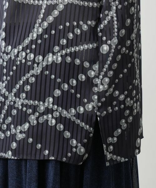 Leilian PLUS HOUSE / レリアンプラスハウス シャツ・ブラウス | 【店舗人気】プリントタックブラウス | 詳細15