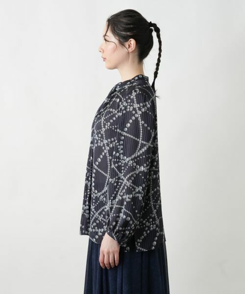 Leilian PLUS HOUSE / レリアンプラスハウス シャツ・ブラウス | 【店舗人気】プリントタックブラウス | 詳細8