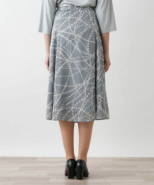 Leilian PLUS HOUSE / レリアンプラスハウス ミニ・ひざ丈スカート | 【店舗人気】プリントミモレスカート | 詳細10