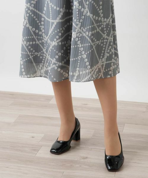 Leilian PLUS HOUSE / レリアンプラスハウス ミニ・ひざ丈スカート | 【店舗人気】プリントミモレスカート | 詳細12