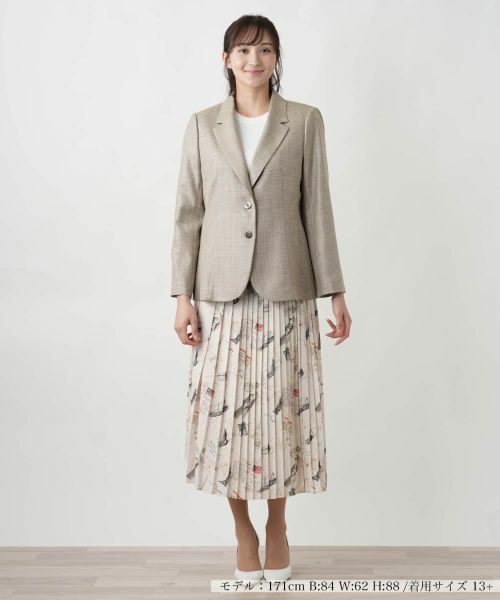 Leilian PLUS HOUSE / レリアンプラスハウス テーラードジャケット | 【店舗人気】テーラードジャケット【LORO PIANA】 | 詳細4