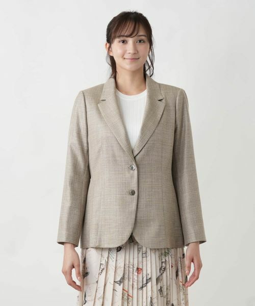 Leilian PLUS HOUSE / レリアンプラスハウス テーラードジャケット | 【店舗人気】テーラードジャケット【LORO PIANA】 | 詳細7