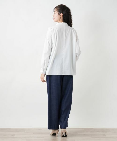 Leilian PLUS HOUSE / レリアンプラスハウス シャツ・ブラウス | 【店舗人気】スタンドカラーブラウス | 詳細3