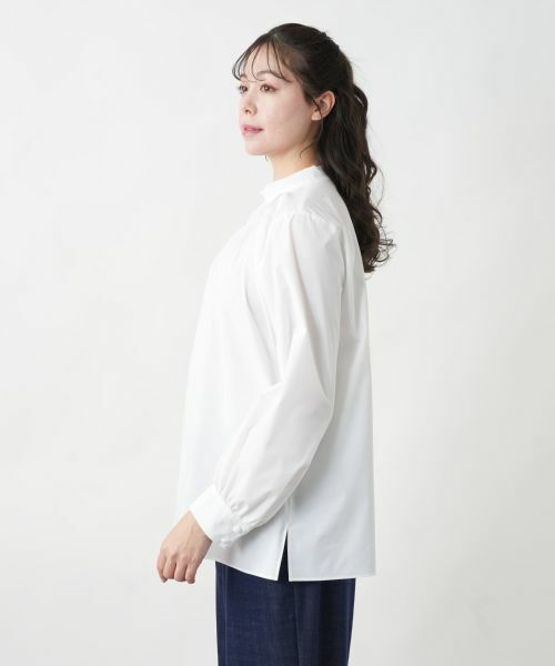 Leilian PLUS HOUSE / レリアンプラスハウス シャツ・ブラウス | 【店舗人気】スタンドカラーブラウス | 詳細5
