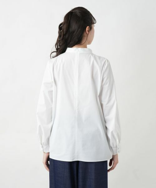 Leilian PLUS HOUSE / レリアンプラスハウス シャツ・ブラウス | 【店舗人気】スタンドカラーブラウス | 詳細6