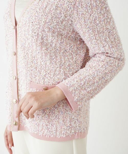 Leilian PLUS HOUSE / レリアンプラスハウス カーディガン・ボレロ | 【店舗人気】ツイードニットカーディガン | 詳細13